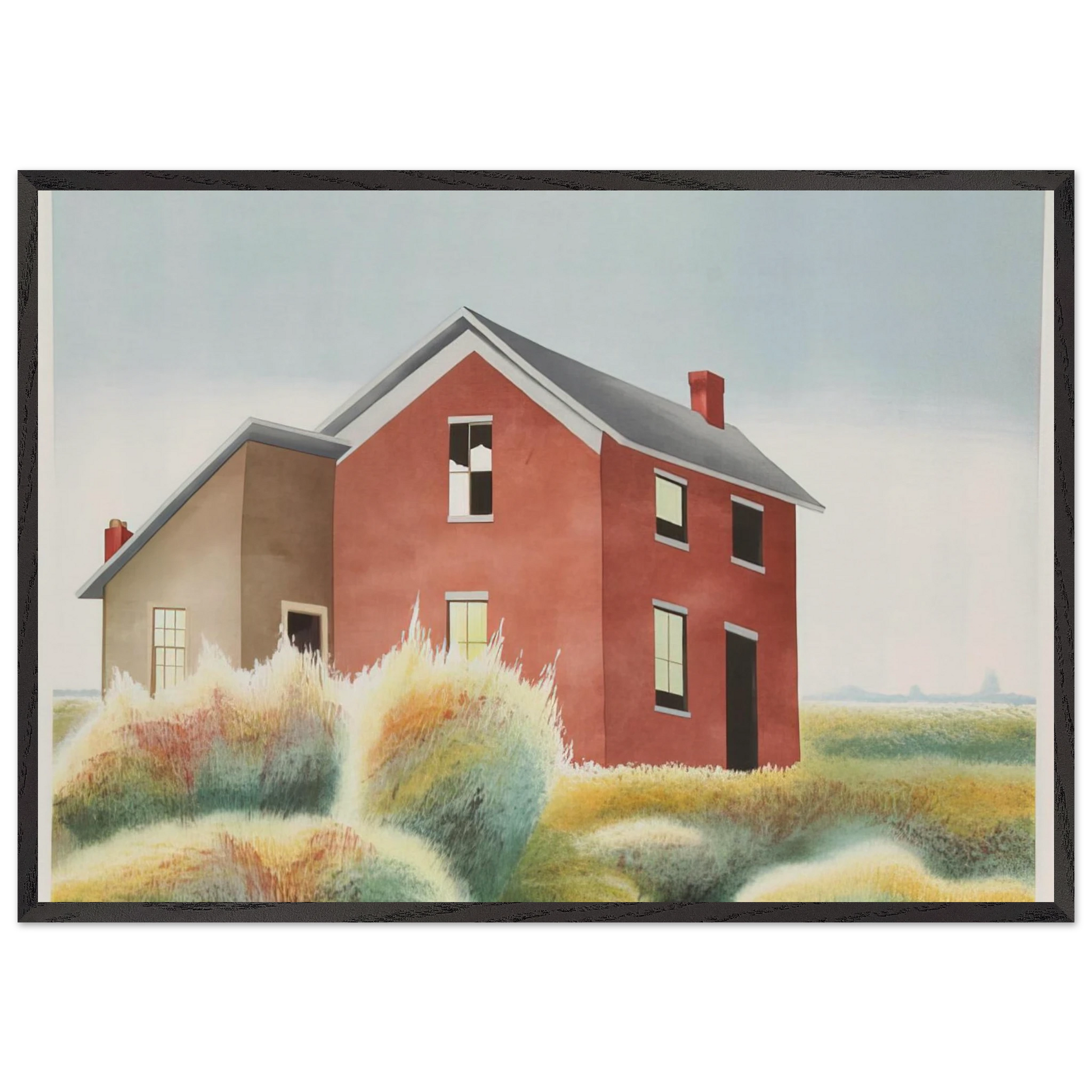 Homestead - 1979 - Clarence Holbrook Carter Framed Art Print – Black Wooden Frame - Default Title - -Framed Art Print