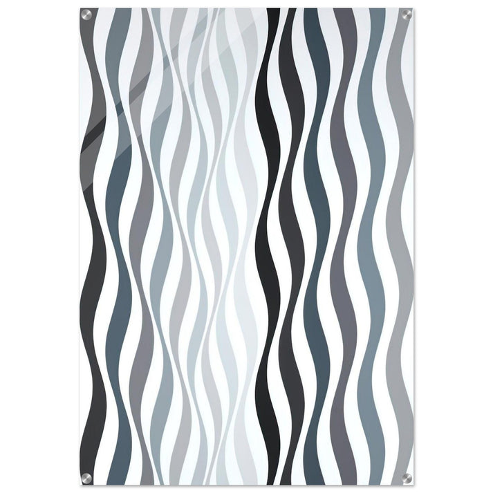 ARREST 2 1965 - Bridget Riley Acrylic Print - 70x100 cm / 28x40″ inches