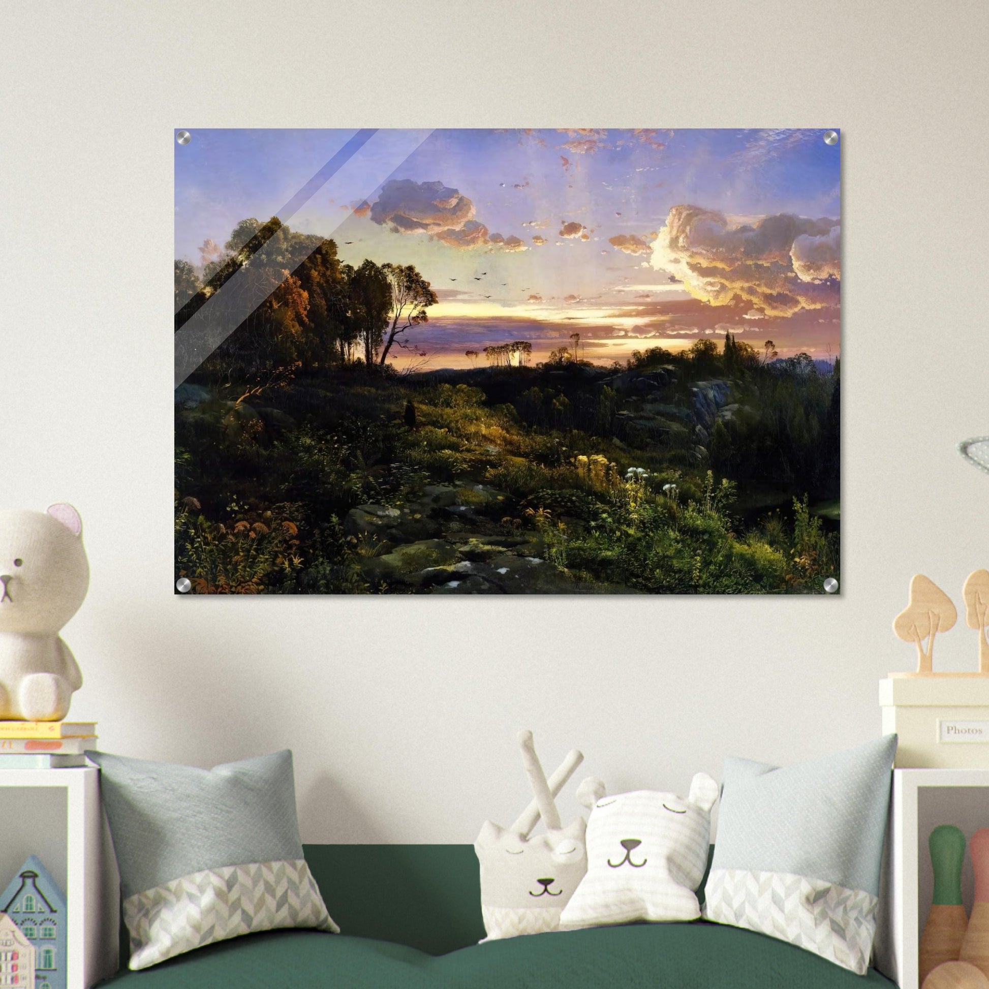 Dusk Wings - Thomas Moran Acrylic Print - 70x100 cm / 28x40″ inches | Thomas Moran Wall Art | Thomas Moran Prints