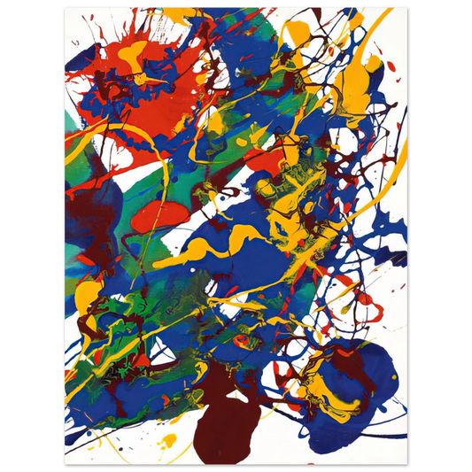 Sam Francis - Untitled  SFP94-101 SFF 1783  Fine Art Poster - Default Title