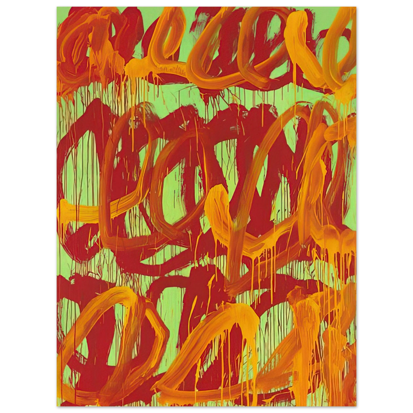Cy Twombly - Camino Real  II  Fine Art Poster - Default Title