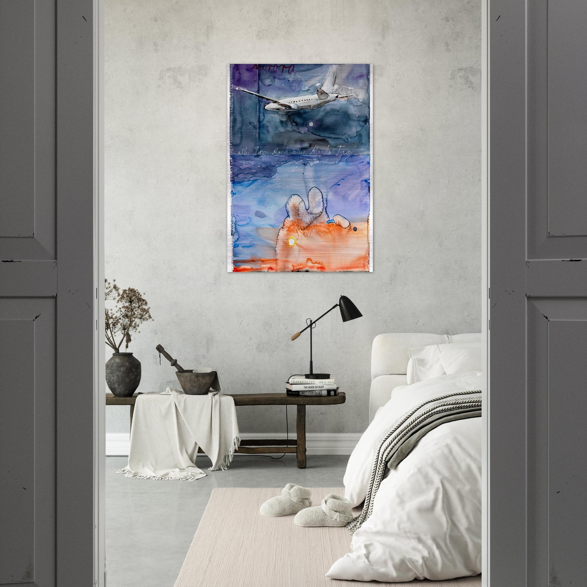 AURORA 2013 - Anselm Kiefer Brushed Aluminum Print - 70x100 cm / 28x40 inches | Anselm Kiefer Aluminum Print | Anselm Kiefer Prints