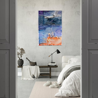 AURORA 2013 - Anselm Kiefer Brushed Aluminum Print - 70x100 cm / 28x40 inches | Anselm Kiefer Aluminum Print | Anselm Kiefer Prints