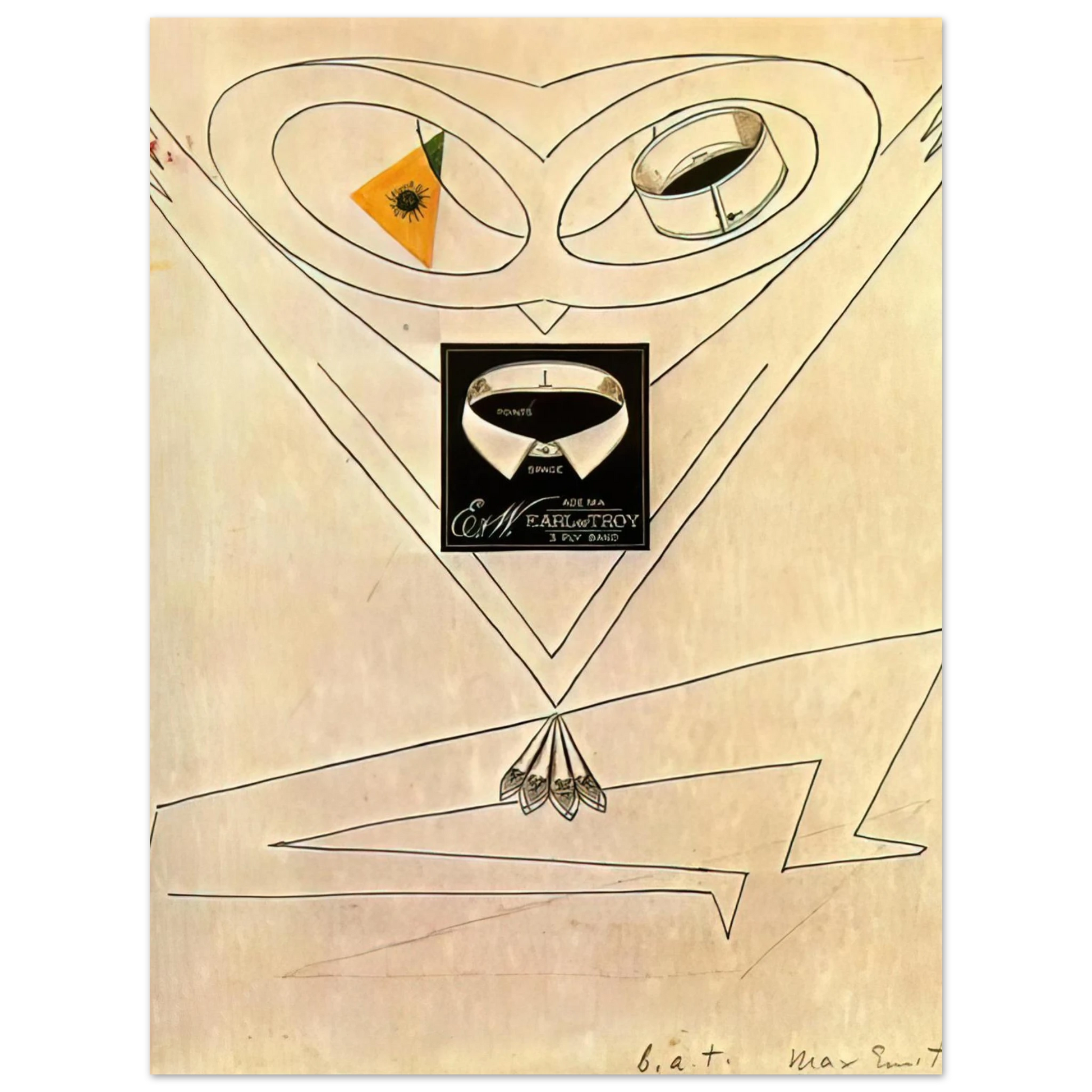 Max Ernst - Dancing Owl Fine Art Poster - Default Title