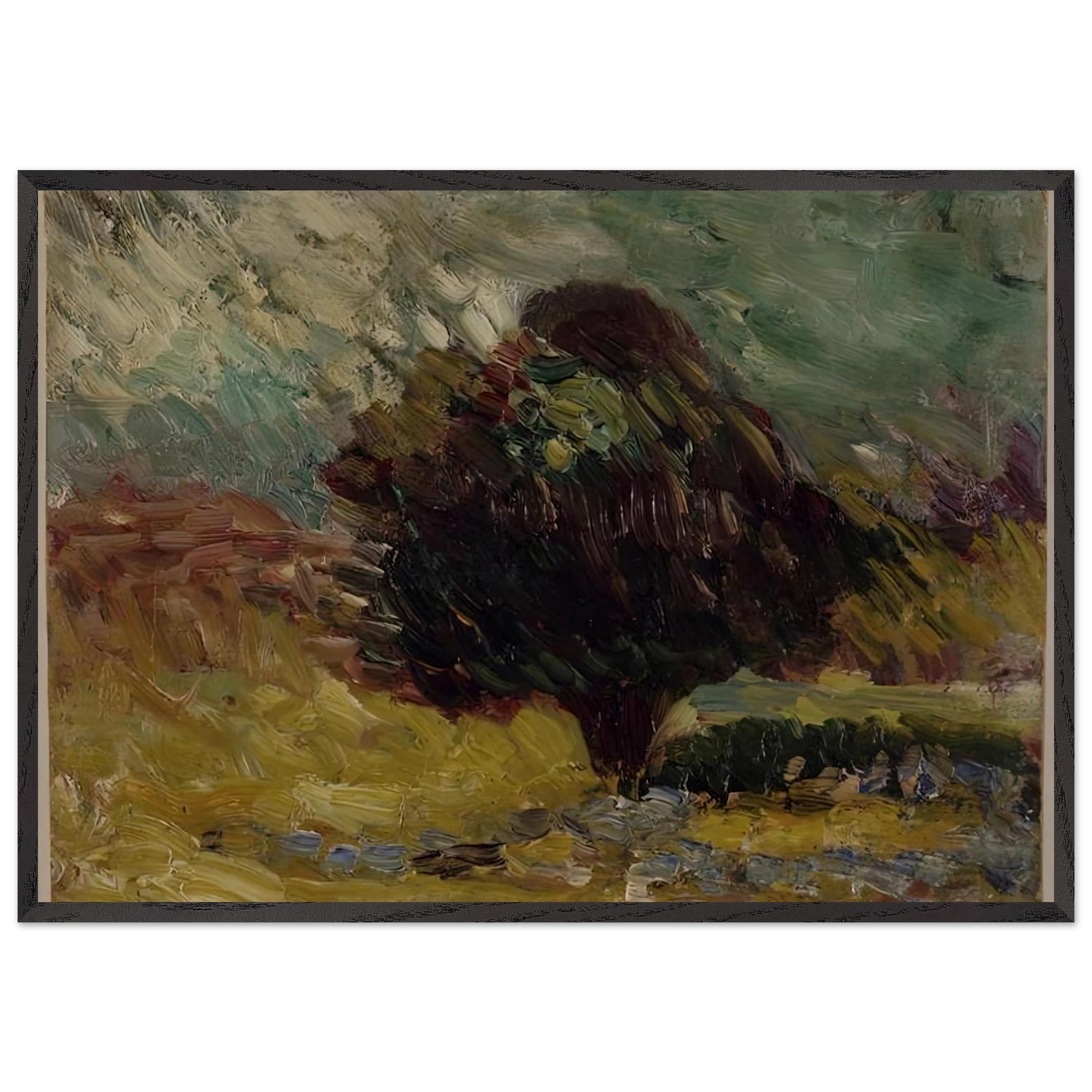 THE OLIVE - Henri Matisse Framed Art Print – Black Wooden Frame - Default Title - -Framed Art Print