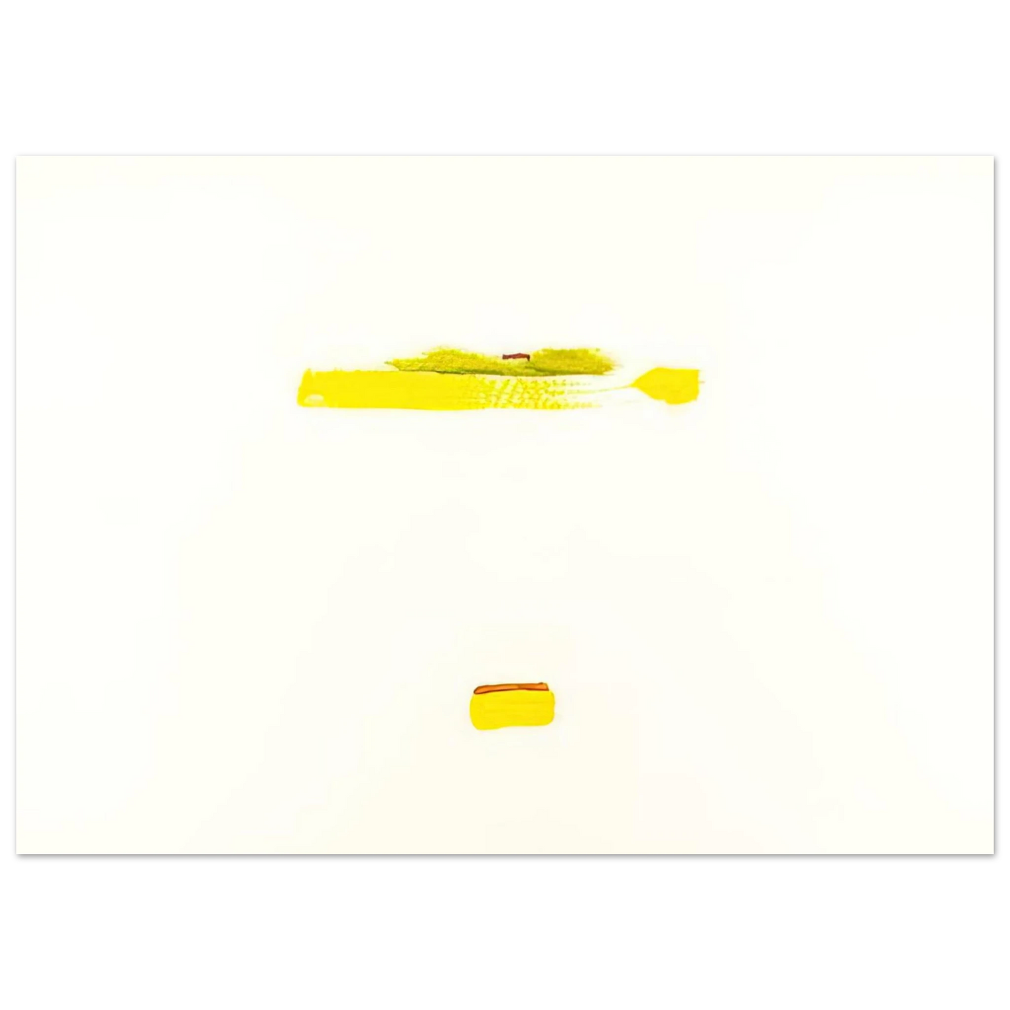 Helen Frankenthaler - New York III - 1972 Wall art - 30x45 cm / 12x18 inches - Premium Wooden Framed Poster With Fine Art Paper - White frame