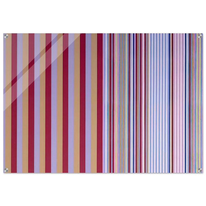 Royal Canoe - 1977 - Gene Davis Acrylic Print - 70x100 cm / 28x40″ inches | Gene Davis Wall Art | Gene Davis Prints