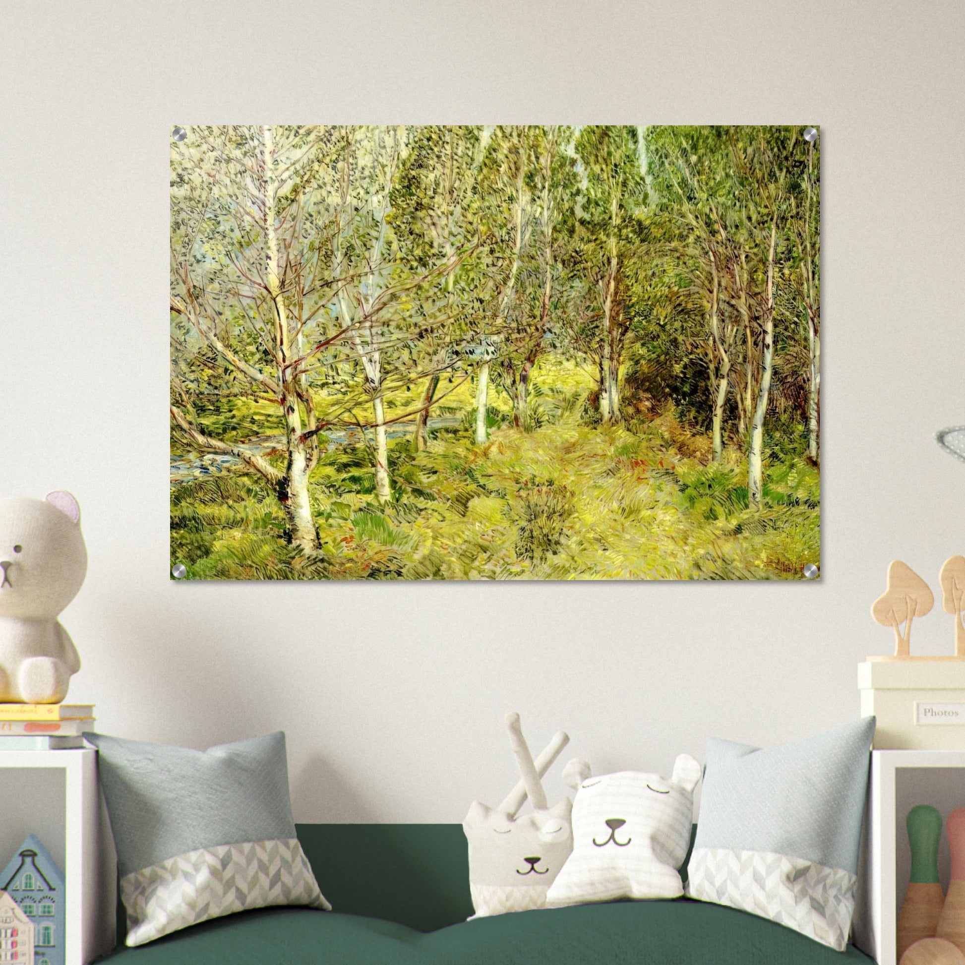 Spring Woods - Childe Hassam Acrylic Print - 70x100 cm / 28x40″ inches