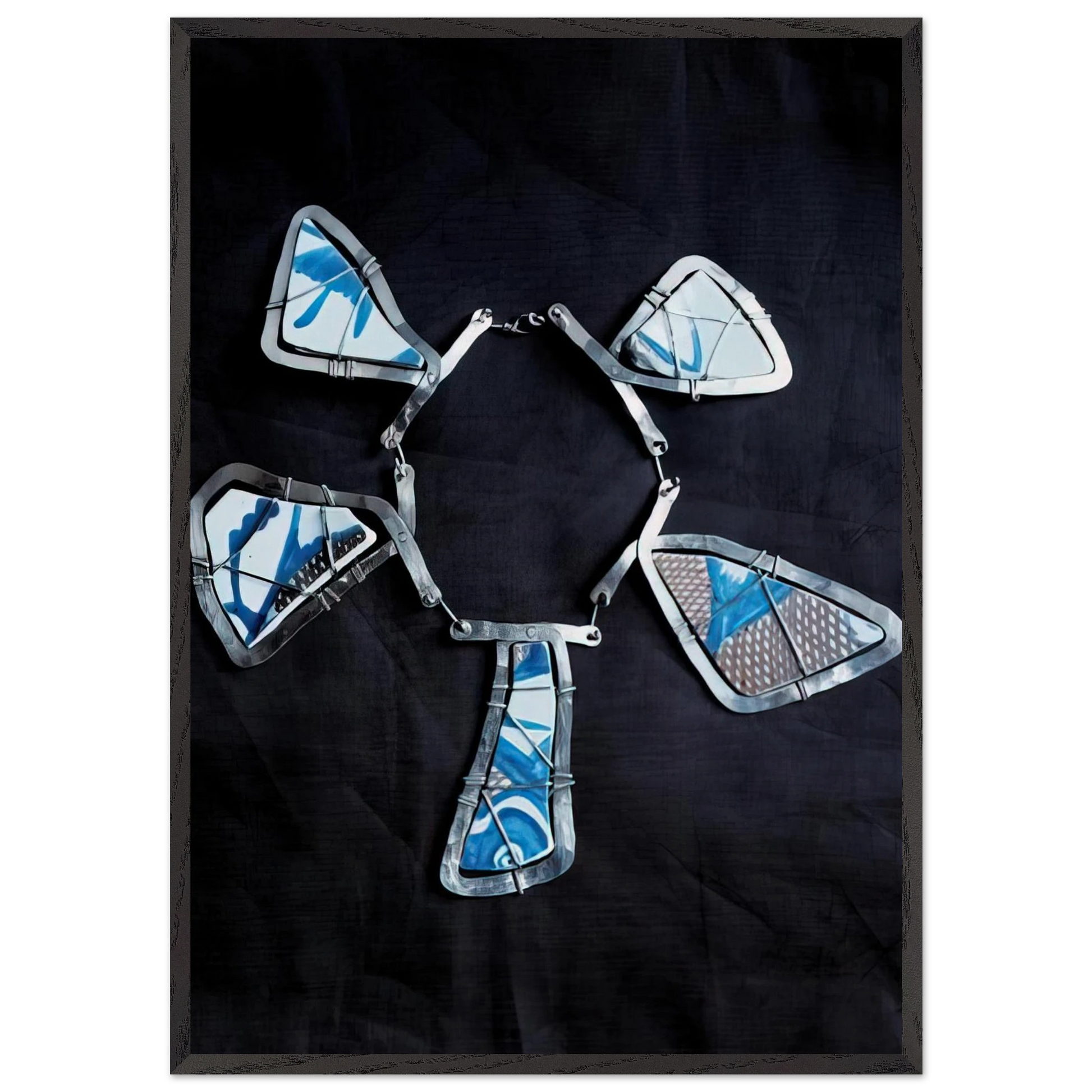 CAGED CROCKERY 1945 - Alexander Calder Framed Art Print – Black Wooden Frame - Default Title - -Framed Art Print