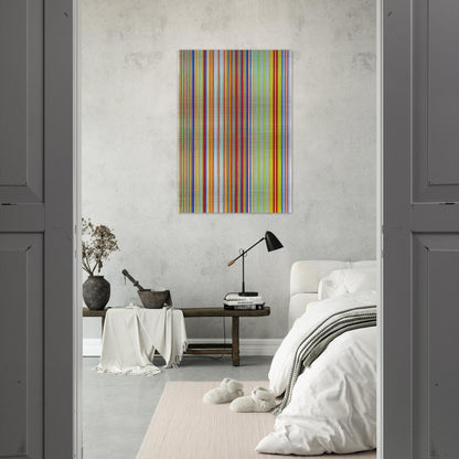 Graf Zeppelin - 1969 - Gene Davis Brushed Aluminum Print - 70x100 cm / 28x40 inches | Gene Davis Aluminum Print | Gene Davis Prints