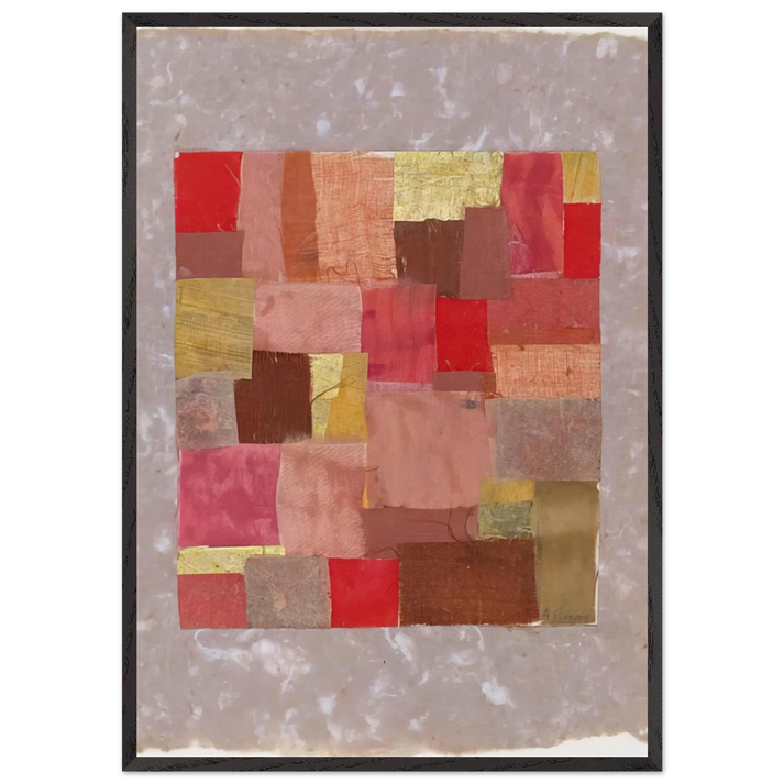 Number 587 - 1952 - Anne Ryan 70x100 cm / 28x40 inches Framed Art Print – Black Wooden Frame
