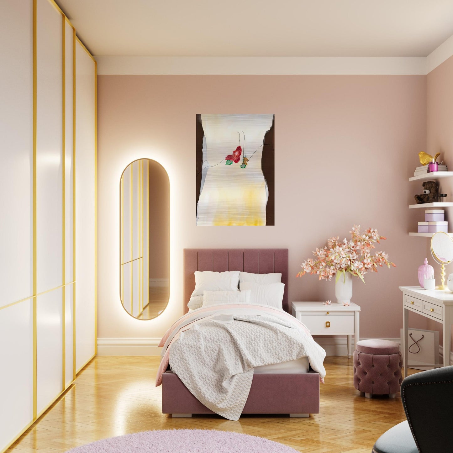 Chill Factor, 1973- - Helen Frankenthaler Brushed Aluminum Print - 70x100 cm / 28x40 inches | Helen Frankenthaler Aluminum Print | Helen Frankenthaler Prints