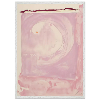 Helen Frankenthaler - Reflections IX - 1995 Wall art - A2 (42 x 59.4  cm) - Premium Wooden Framed Poster With Fine Art Paper - Wood frame