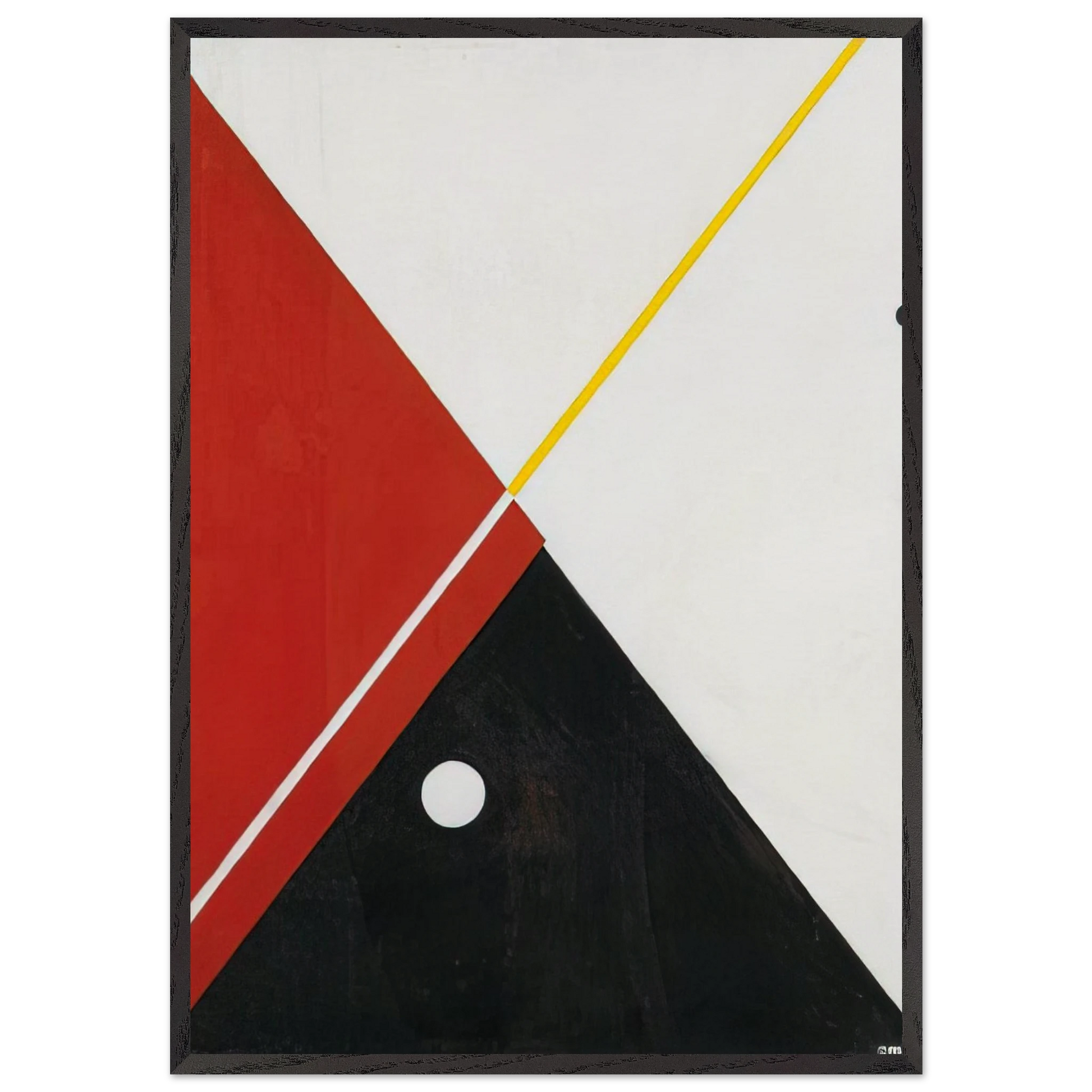 UNTITLED 1930 0 - Alexander Calder Framed Art Print – Black Wooden Frame - Default Title - -Framed Art Print