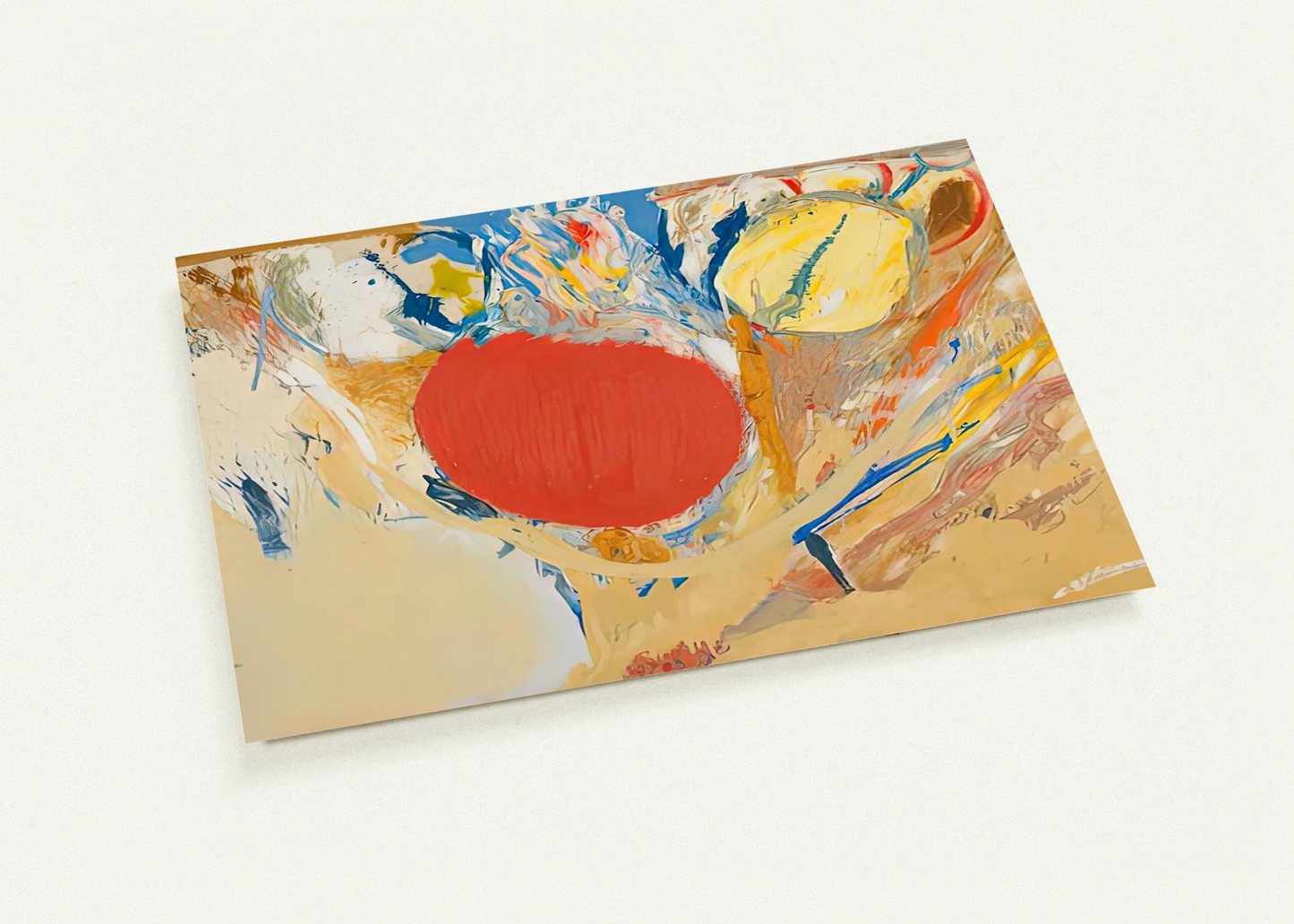 Break Through, 1956- By Helen Frankenthaler Pack of 10 Post Cards | Helen Frankenthaler Post Cards | A6 (10.5 x 14.8 cm) - 4.1 x 5.8 inches