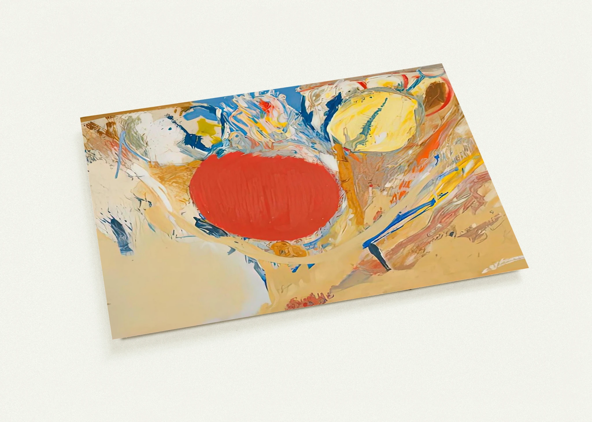 Break Through, 1956- By Helen Frankenthaler Pack of 10 Post Cards | Helen Frankenthaler Post Cards | A6 (10.5 x 14.8 cm) - 4.1 x 5.8 inches