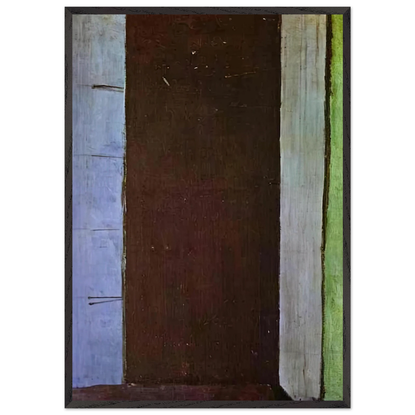 FRENCH WINDOW AT COLLIOURE - Henri Matisse 70x100 cm / 28x40 inches Framed Art Print – Black Wooden Frame