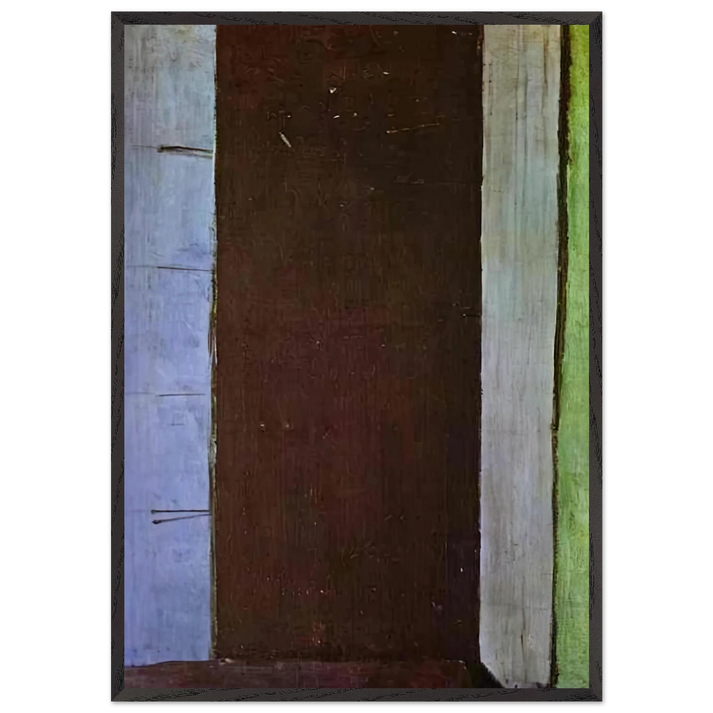 FRENCH WINDOW AT COLLIOURE - Henri Matisse 70x100 cm / 28x40 inches Framed Art Print – Black Wooden Frame