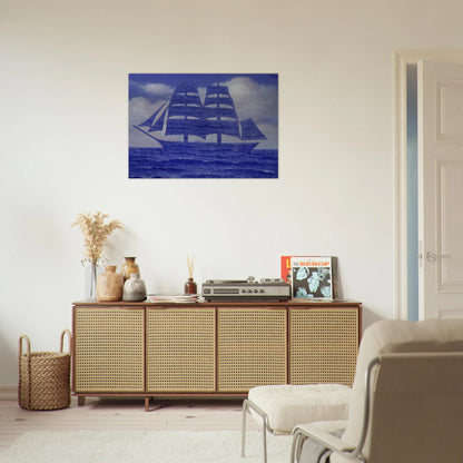 THE SEDUCER 1953 - Rene Magritte Brushed Aluminum Print - 70x100 cm / 28x40 inches | Rene Magritte Aluminum Print | Rene Magritte Prints