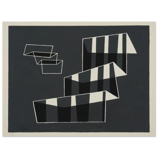 Josef Albers - STEPS 1932 Fine Art Poster - Default Title