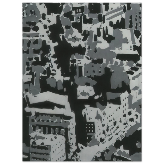 Gerhard Richter - TOWNSCAPE P2 1968 Fine Art Poster - Default Title