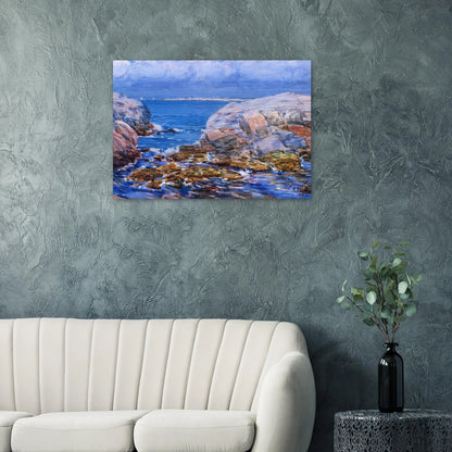 Duck Island, Isles of Shoals - Childe Hassam Brushed Aluminum Print - 70x100 cm / 28x40 inches | Childe Hassam Aluminum Print | Childe Hassam Prints