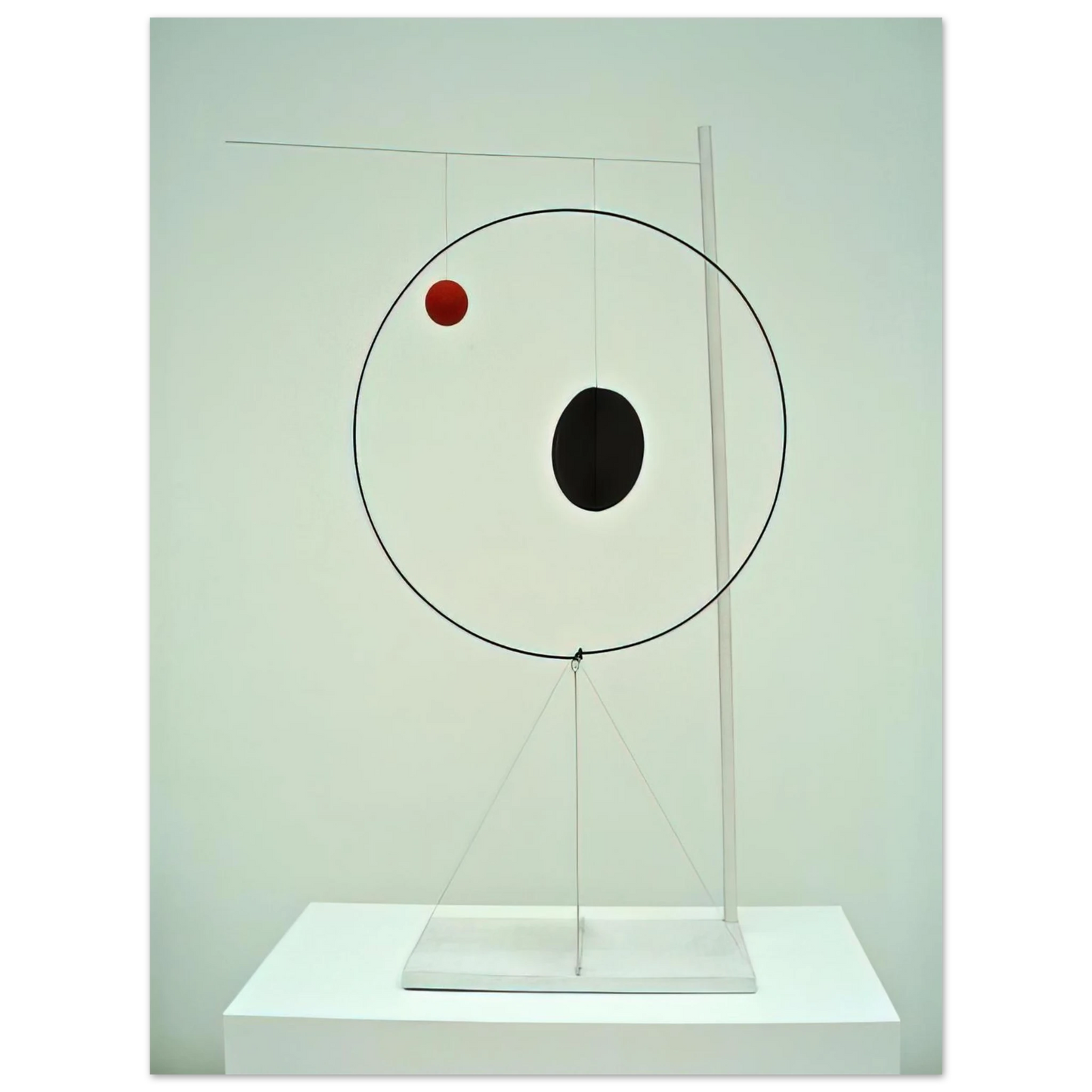 Alexander Calder - OBJECT WITH RED BALL 1931 Fine Art Poster - 13x18 cm / 5x7 inches