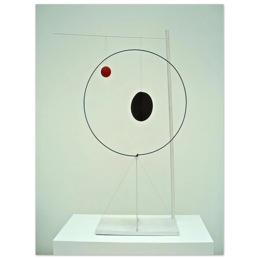 Alexander Calder - OBJECT WITH RED BALL 1931 Fine Art Poster - 13x18 cm / 5x7 inches