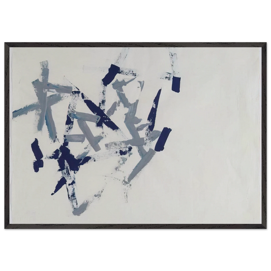 Untitled Free Structures - 1962 - Charlotte Posenenske Framed Art Print – Black Wooden Frame - Default Title - -Framed Art Print