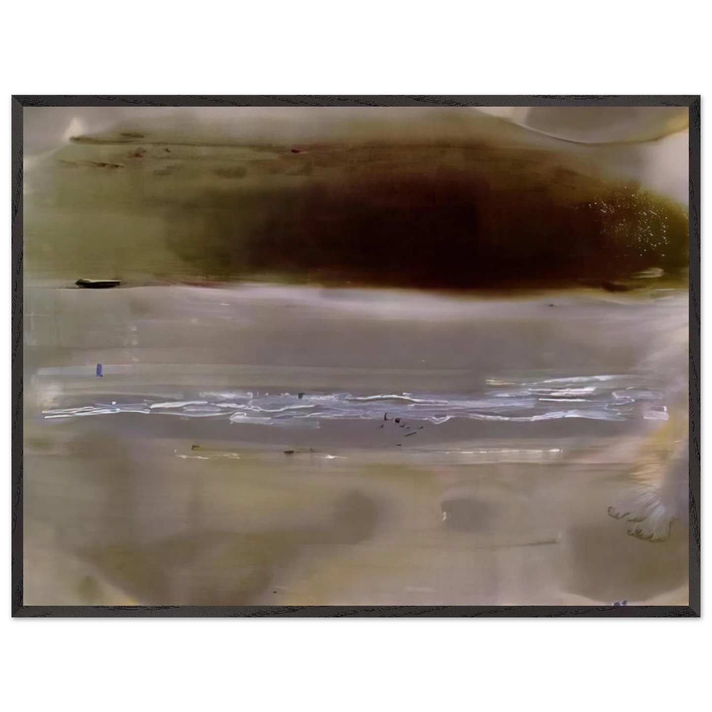 Helen Frankenthaler - Viewpoint II - 1979 Wall art - 27x35 cm / 11x14 inches - Premium Wooden Framed Poster With Fine Art Paper - Black frame