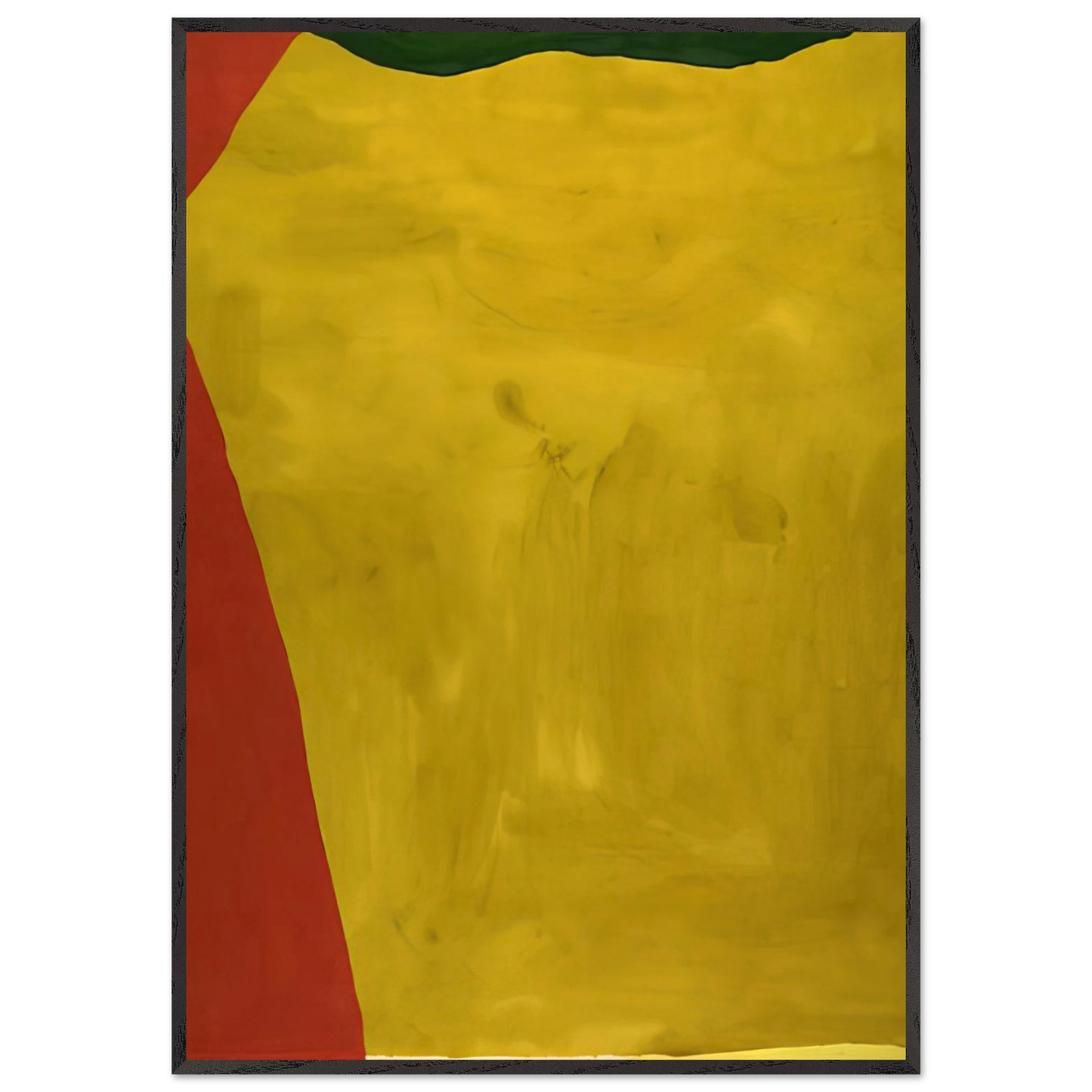 Helen Frankenthaler - Blessing of the Fleet - 1969 Wall art - 45x60 cm / 18x24 inches - Premium Wooden Framed Poster With Fine Art Paper - Wood frame