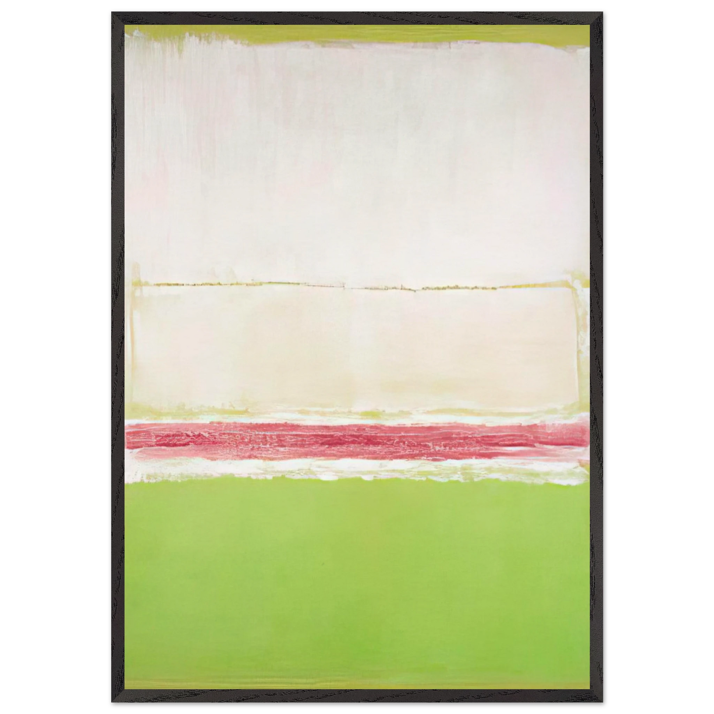 No 2 No 7 and No 2 - 1951 - Mark Rothko Framed Art Print – Black Wooden Frame - Default Title - -Framed Art Print