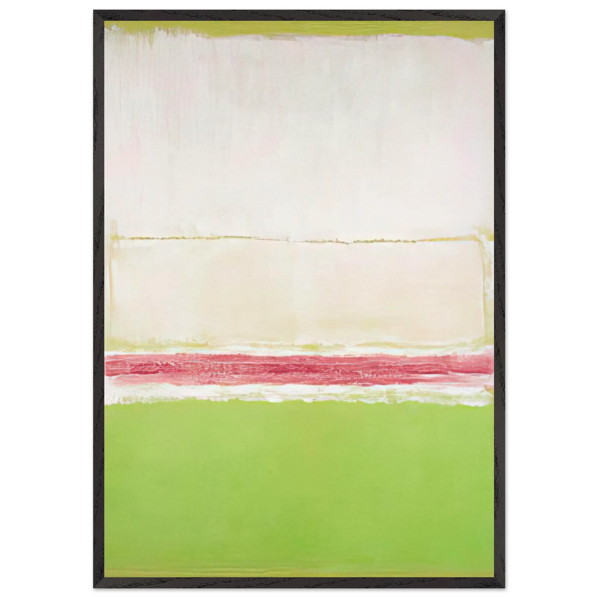 No 2 No 7 and No 2 - 1951 - Mark Rothko Framed Art Print – Black Wooden Frame - Default Title - -Framed Art Print