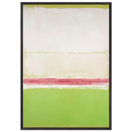 No 2 No 7 and No 2 - 1951 - Mark Rothko Framed Art Print – Black Wooden Frame - Default Title - -Framed Art Print