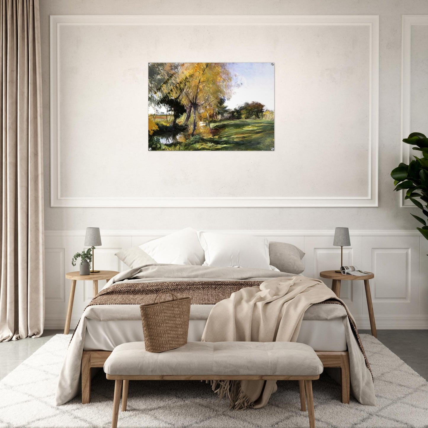 Landscape at Broadway - John Singer Sargent Acrylic Print - 70x100 cm / 28x40″ inches