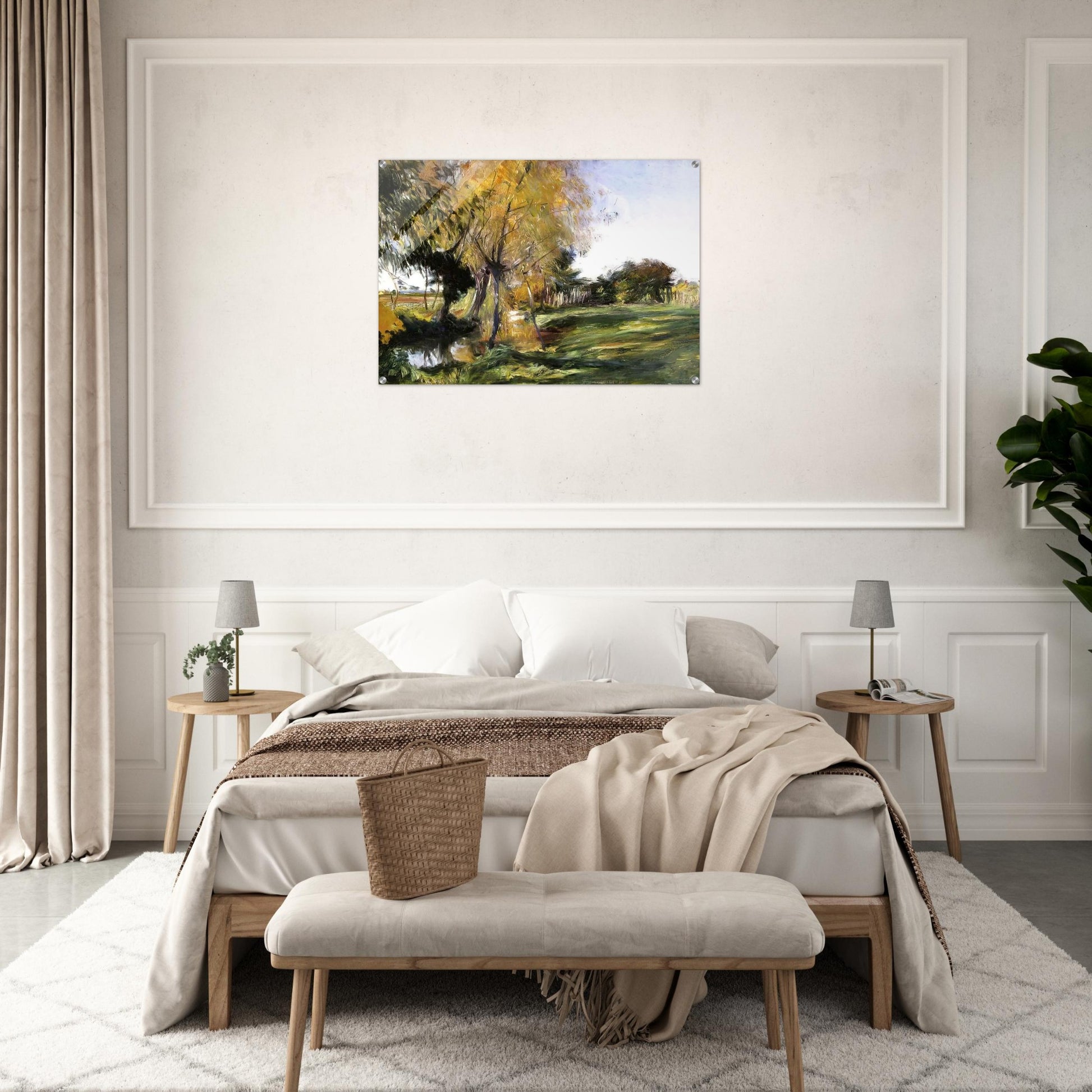 Landscape at Broadway - John Singer Sargent Acrylic Print - 70x100 cm / 28x40″ inches