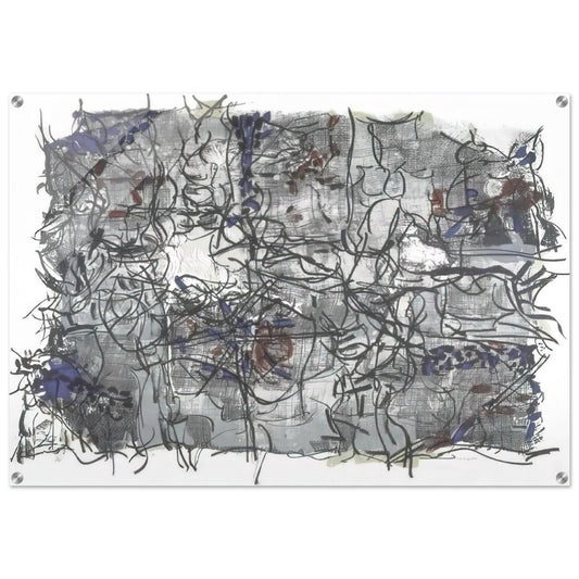 Jute IV - Jean-Paul Riopelle Acrylic Print - 70x100 cm / 28x40″ inches