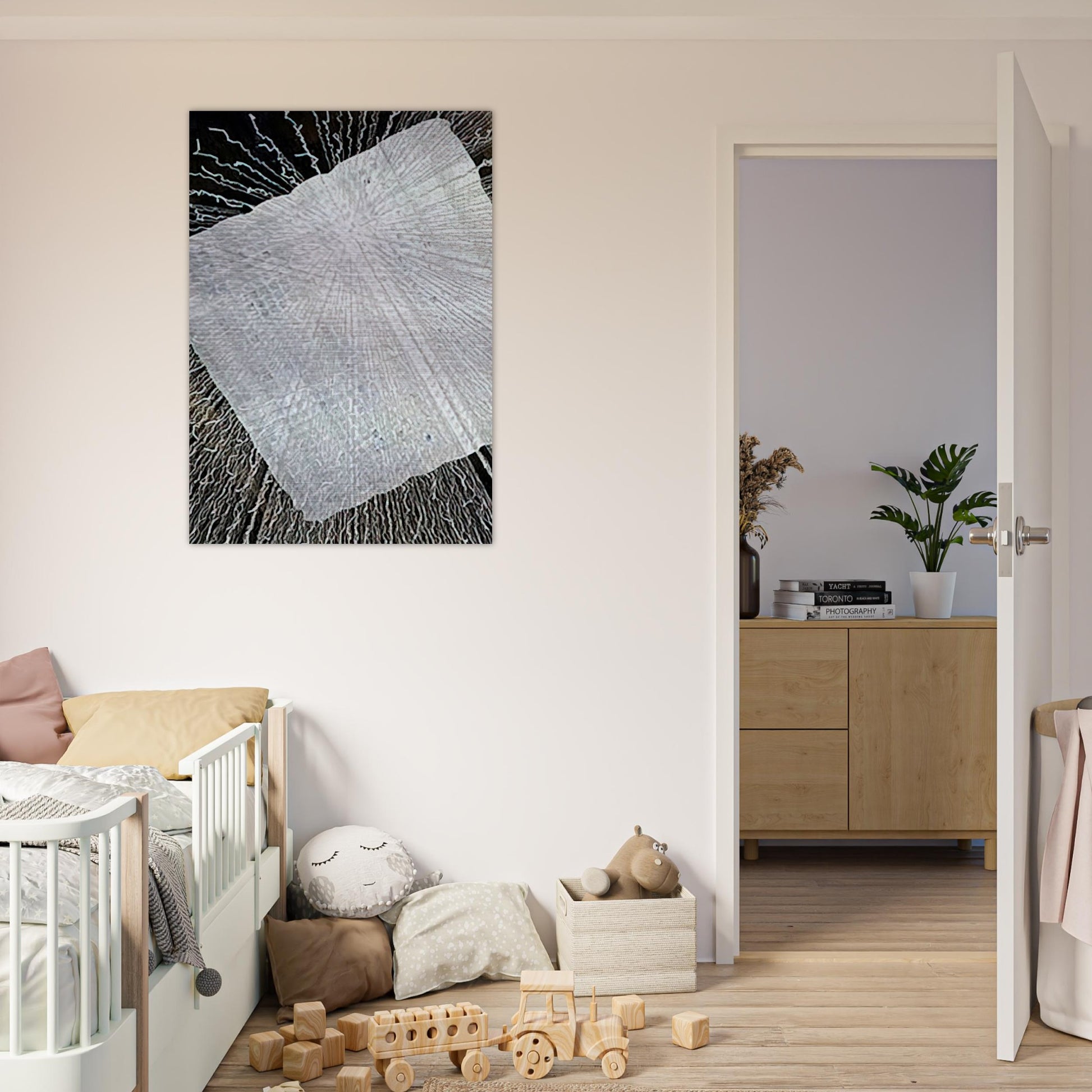 CLOUD SERIES V 1978 - Lenore Tawney Brushed Aluminum Print - 70x100 cm / 28x40 inches | Lenore Tawney Aluminum Print | Lenore Tawney Prints