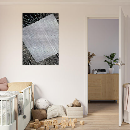 CLOUD SERIES V 1978 - Lenore Tawney Brushed Aluminum Print - 70x100 cm / 28x40 inches | Lenore Tawney Aluminum Print | Lenore Tawney Prints