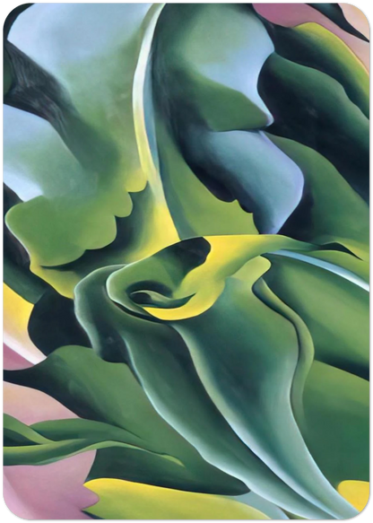 Corn No. 2 By Georgia O'Keeffe Pack of 10 Post Cards | Georgia O'Keeffe Post Cards | A6 (10.5 x 14.8 cm) - 4.1 x 5.8 inches