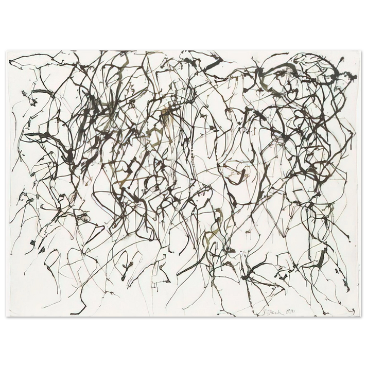 Brice Marden - St. Barts 10 - 1991  75x100 cm / 30x40inches Fine Art Poster