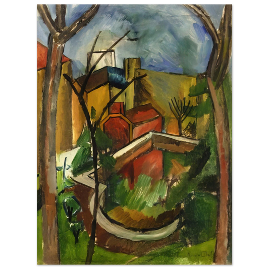 Raoul Dufy - LANDSCAPE OF FALAISE 1910 Fine Art Poster - Default Title
