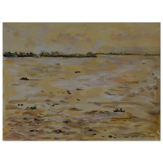 Ivan Albright - THE AMAZON RIVER IQUITOS PERU 1971 Fine Art Poster - Default Title