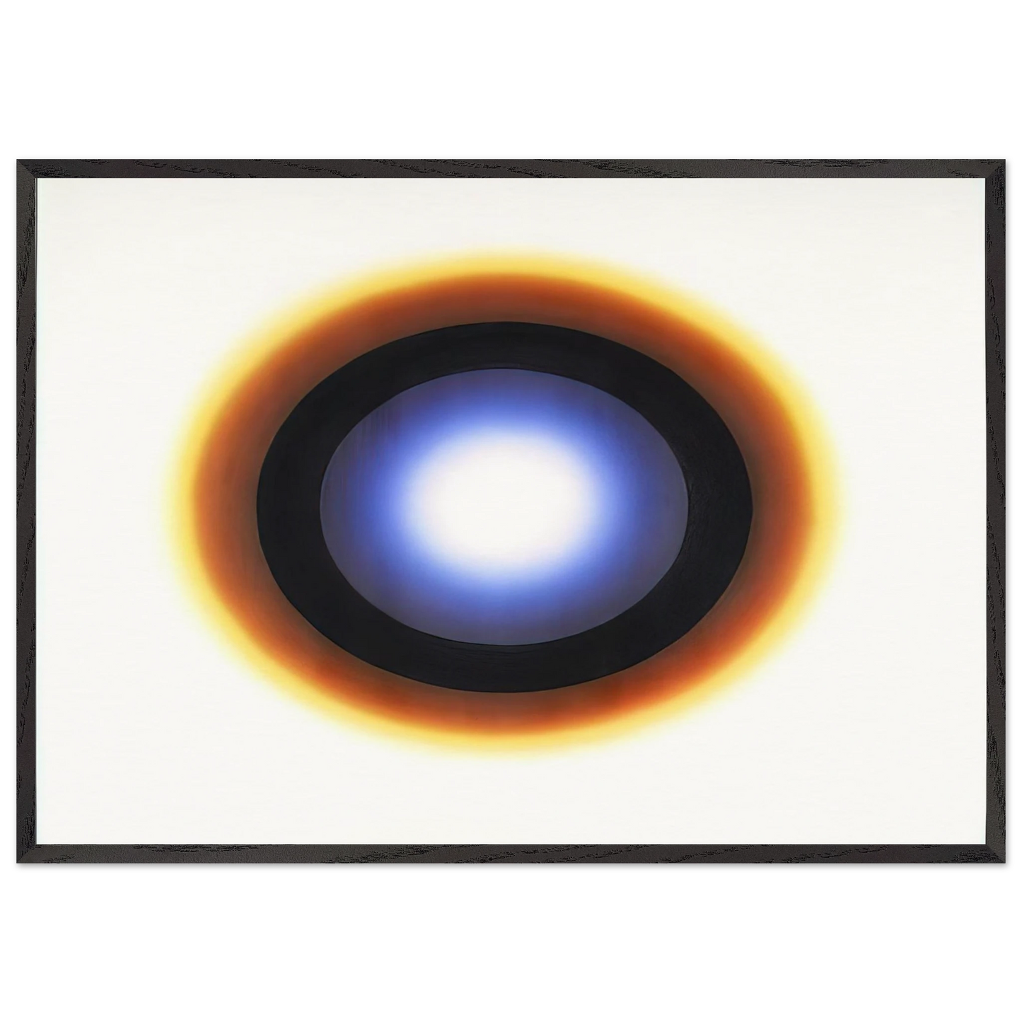 Koo - 1964 - Wojciech Fangor Framed Art Print – Black Wooden Frame - Default Title - -Framed Art Print