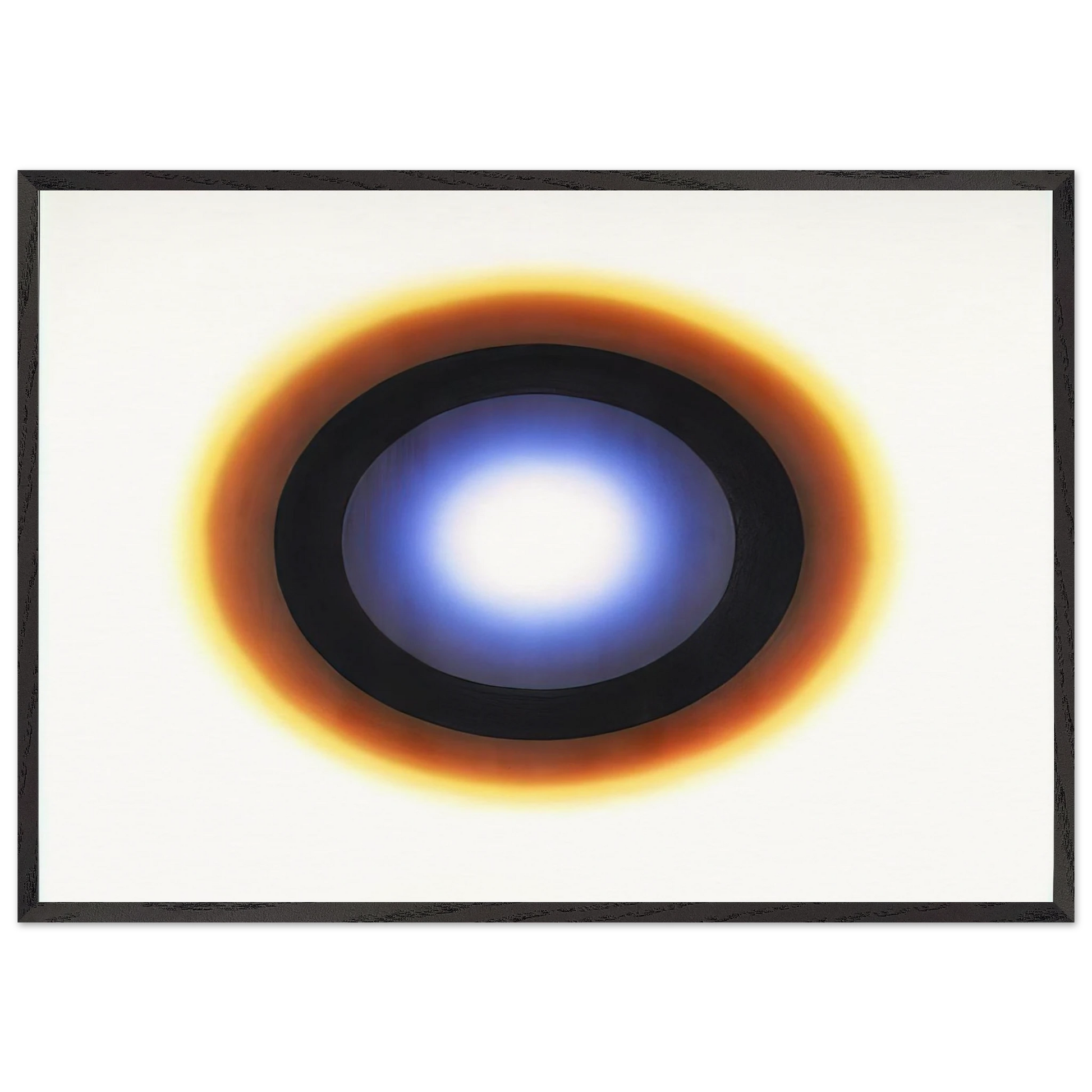 Koo - 1964 - Wojciech Fangor Framed Art Print – Black Wooden Frame - Default Title - -Framed Art Print