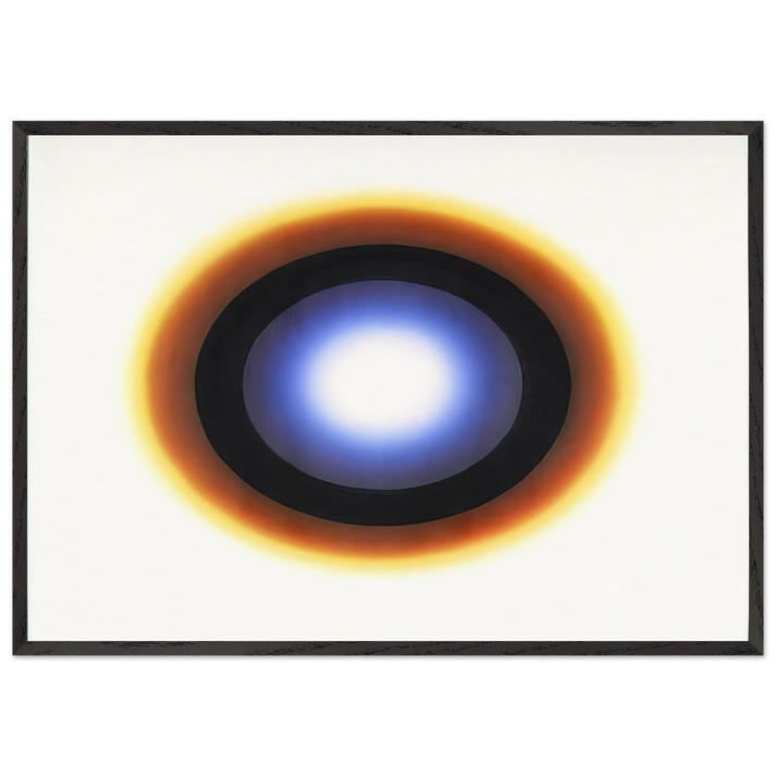Koo - 1964 - Wojciech Fangor 70x100 cm / 28x40 inches Framed Art Print – Black Wooden Frame