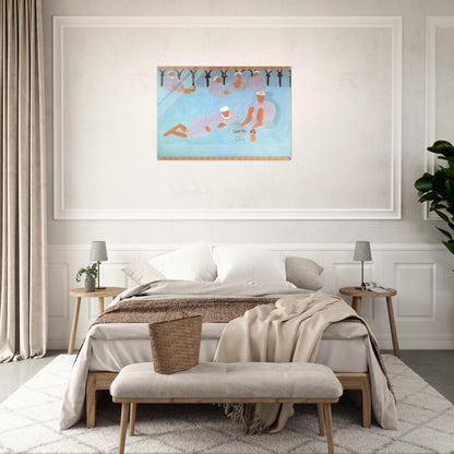 MOROCCAN CAF 1913 - Henri Matisse Acrylic Print - 70x100 cm / 28x40″ inches | Henri Matisse Wall Art | Henri Matisse Prints