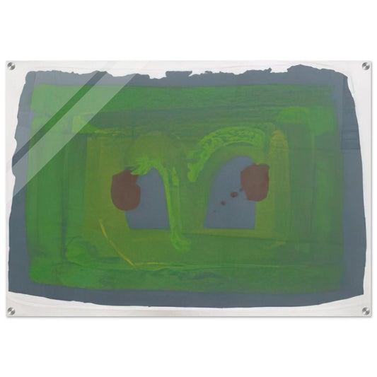 Lotus - 1980 - Howard Hodgkin Acrylic Print - 70x100 cm / 28x40″ inches