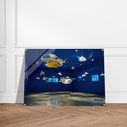 Hydrospatial Cities - 2009 - Gyula Kosice Acrylic Print - 70x100 cm / 28x40″ inches | Gyula Kosice Wall Art | Gyula Kosice Prints