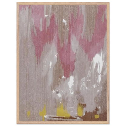 Helen Frankenthaler - Tales of Genji IV - 1998 Wall art - 21x29.7 cm / 8x12" - Premium Wooden Framed Poster With Fine Art Paper-canvas - Wood frame